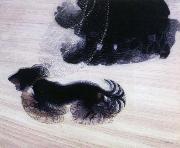 giacomo balla dynamism of a dog on a leash oil